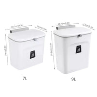 Smart Slide-Lid Kitchen Bin