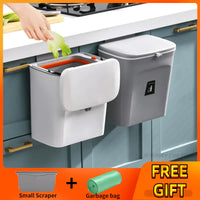 Smart Slide-Lid Kitchen Bin